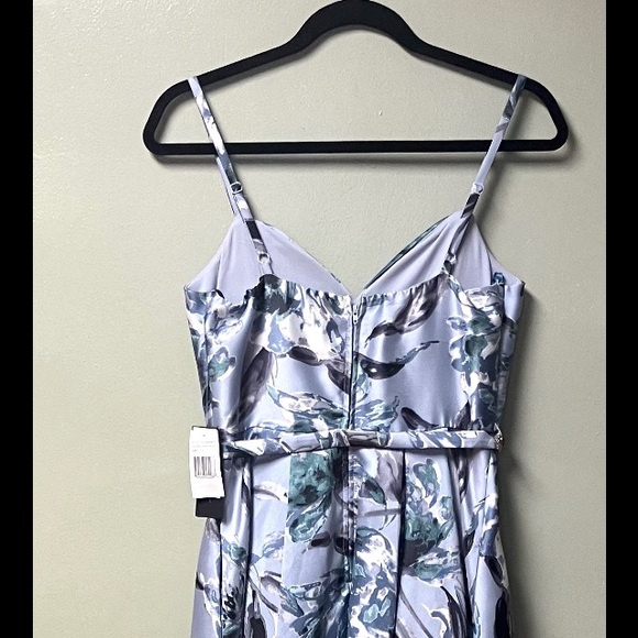 Jodi Kristopher Dusty Blue Prom/Formal Long Size 7 Dress - Picture 2 of 12